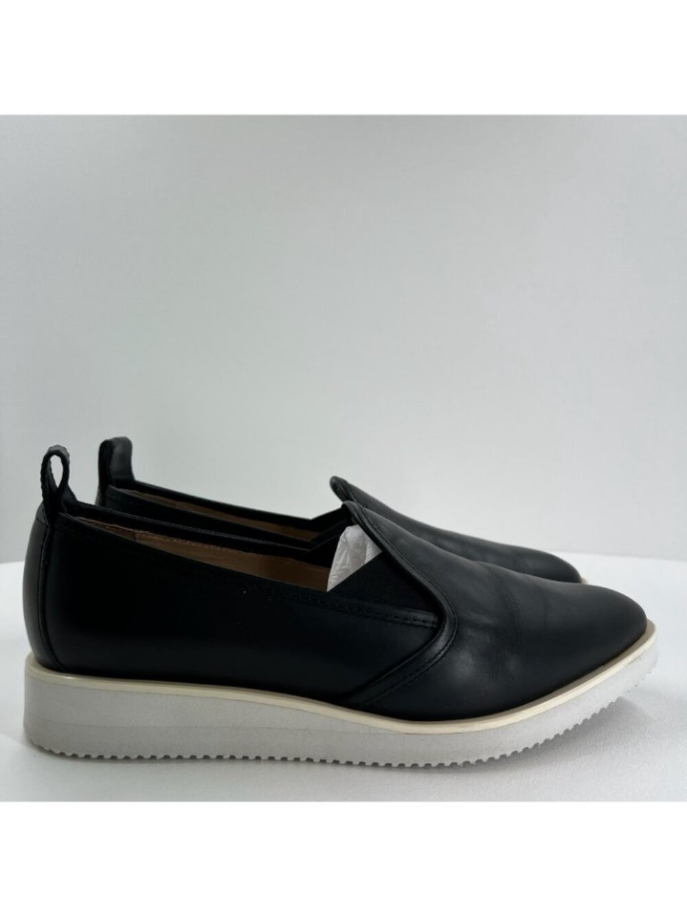 Everlane The Leather Street Shoe Loafer Womens 9 Slip On Sneakers Pointed Black - Picture 2 of 12